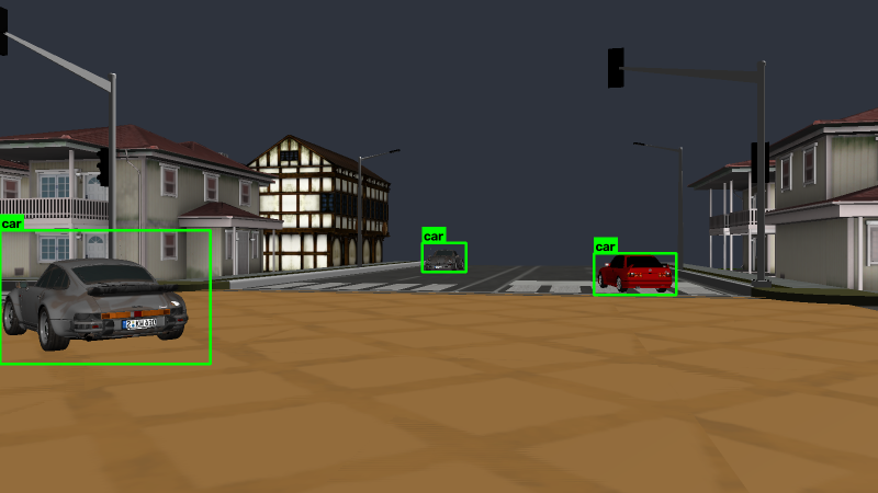 2D bounding boxes on scene_00049