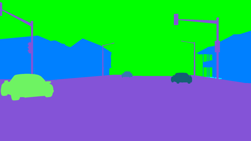 Instance segmentation mask of scene_00049